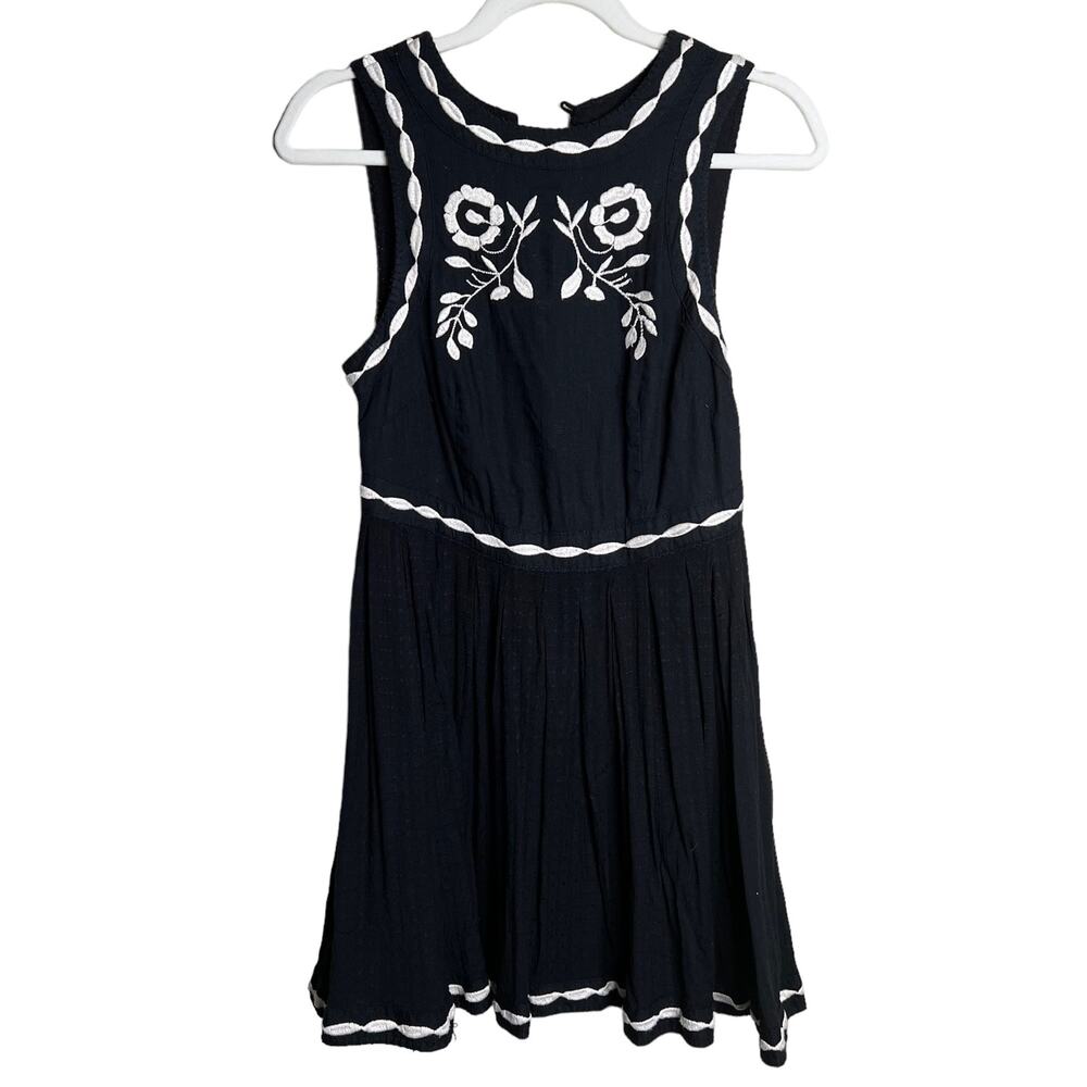 Free People Birds of a Feather Embroidered Dress Size 2